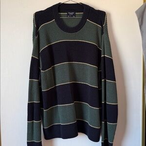 A&F Striped Crewneck Sweater